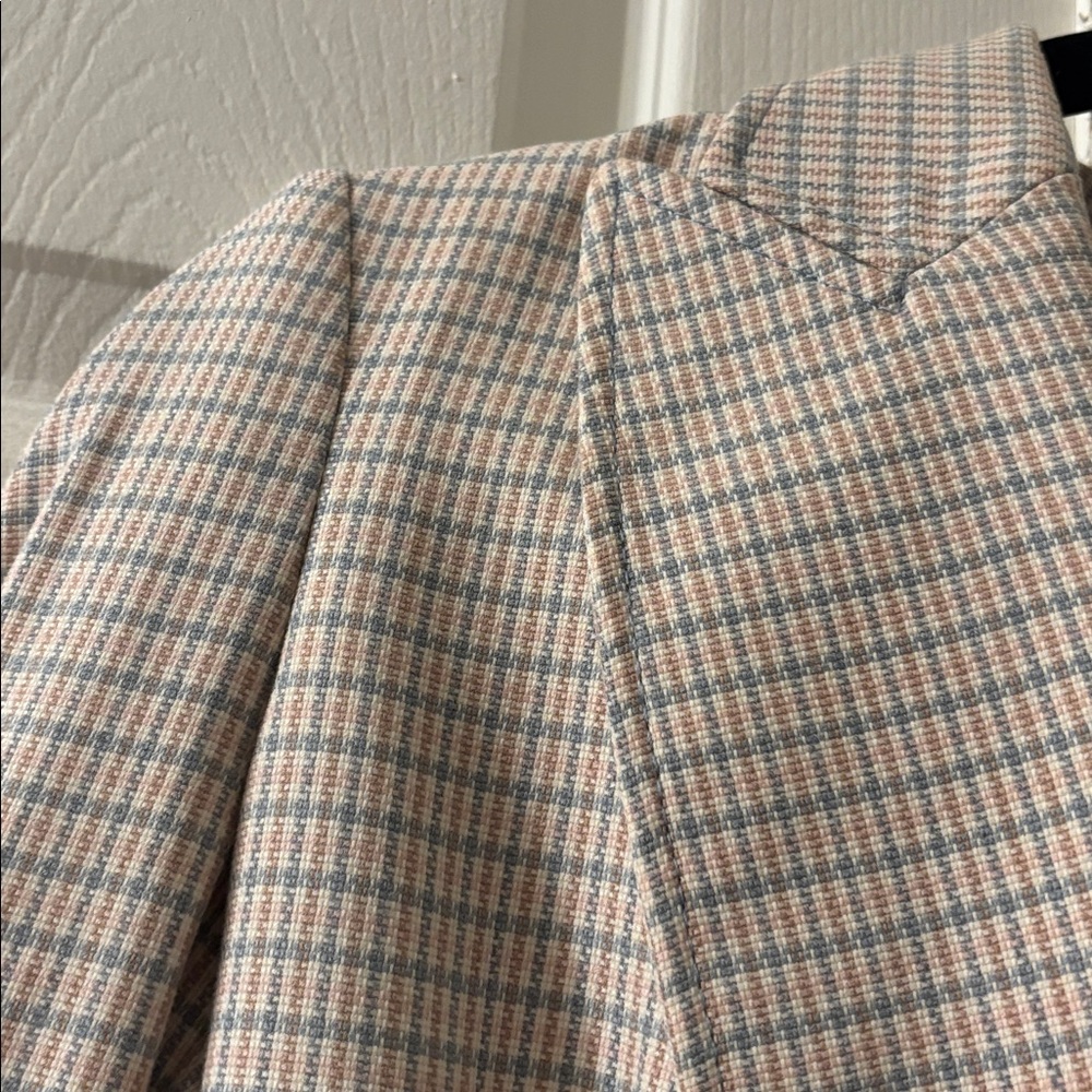 Zara Cream Double-Breasted Blazer - Picture 10 of 10